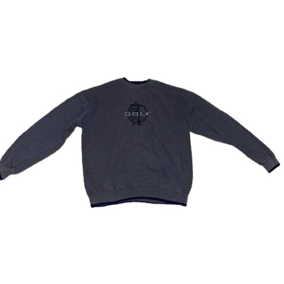 AS IS Vintage Nike & Jerzees Crewneck Sweatshirt Set of 3 Blue Navy Mens Size L - Picture 4 of 4